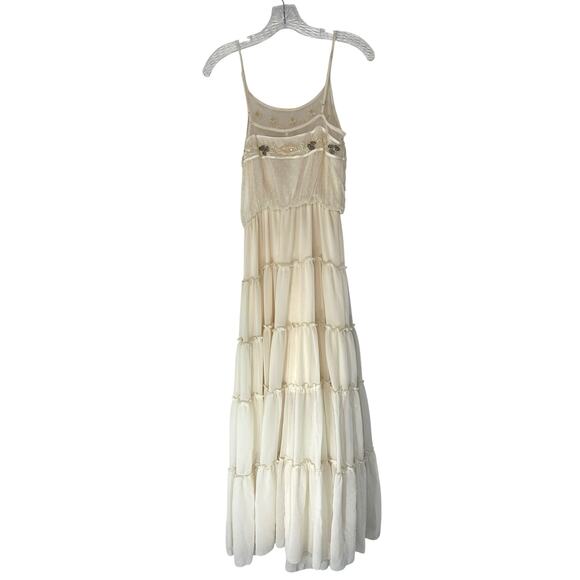 Free People Stardust Dress Beaded Sequin Ethereal Elegance Whimsical Size XS - Picture 10 of 11